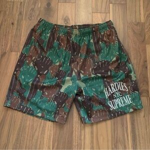 Supreme x Hardies Camo Basketball Short